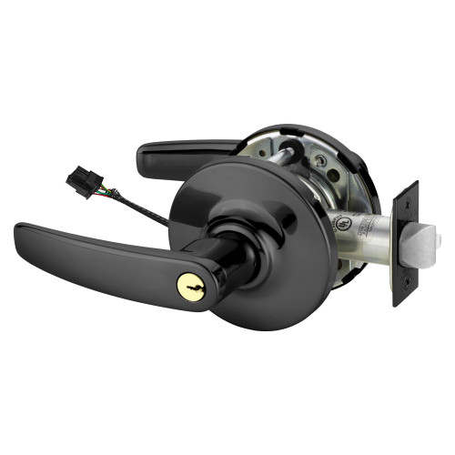 Sargent 10XG71 GB 20D Grade 1 Electrified Cylindrical Lock Fail Secure B Lever G Rose 6-Pin Cylinder Deadlatch Dark Oxidized Statuary Bronze Clear Coated Finish Non-Handed