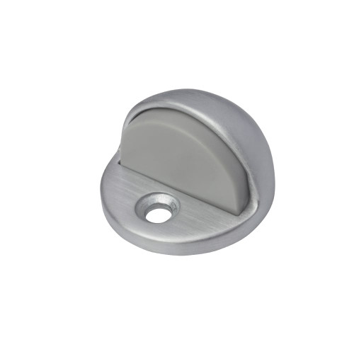 Rockwood 440 US26D Low Dome Stop 1-1/8 Height 1-7/8 Diameter Plastic Anchor Fastener Satin Chrome Finish