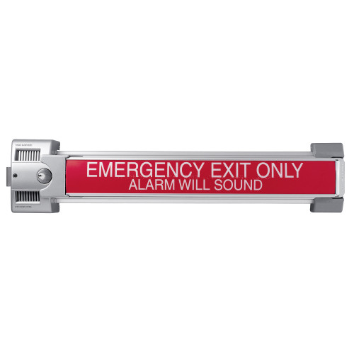 Von Duprin 2670 US28 Guard-X Exit Device Exit Only No Trim For 3-4 Ft Doors Satin Aluminum Clear Anodized