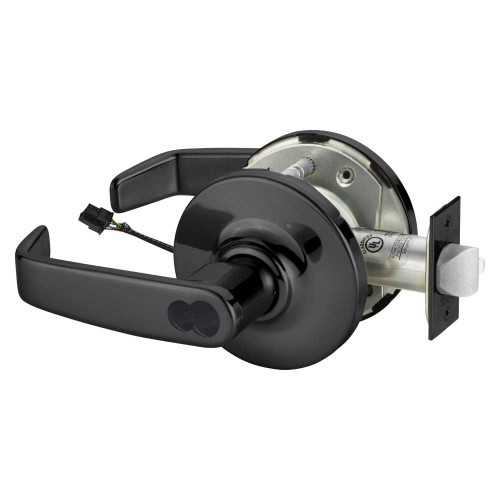 Sargent 23RXSF-10XG71 GL 20D Grade 1 Electrified Cylindrical Lock Fail Secure L Lever G Rose Schlage FSIC Prep Less Core Deadlatch Request to Exit 3-3/4 Backset Dark Oxidized Statuary Bronze Clear Coated Finish Non-Handed 23RXSF-10XG71 GL 20D
