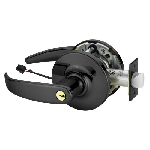 Sargent 25RXSC-10XG70 GP 20D Grade 1 Electrified Cylindrical Lock Fail Safe P Lever G Rose 6-Pin Cylinder Schlage C Keyway Deadlatch 5 Backset Request to Exit Dark Oxidized Statuary Bronze Clear Coated Finish Non-Handed 25RXSC-10XG70 GP 20D