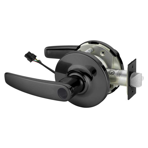 Sargent 25LC-10XG70 GB 20D Grade 1 Electrified Cylindrical Lock Fail Safe B Lever G Rose Less Cylinder Deadlatch 5 Backset Dark Oxidized Statuary Bronze Clear Coated Finish Non-Handed 25LC-10XG70 GB 20D
