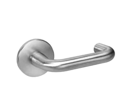 Yale CRR8808FL 626 LC Grade 1 Classroom Mortise Lock Carmel Lever CO Rose Less Cylinder Satin Chromium Plated Finish CRR8808FL 626 LC