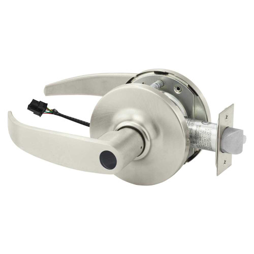 Sargent 25LC-10XG71 GP 15 Grade 1 Electrified Cylindrical Lock Fail Secure P Lever G Rose Less Cylinder Deadlatch 5 Backset Satin Nickel Plated Clear Coated Finish Non-Handed 25LC-10XG71 GP 15