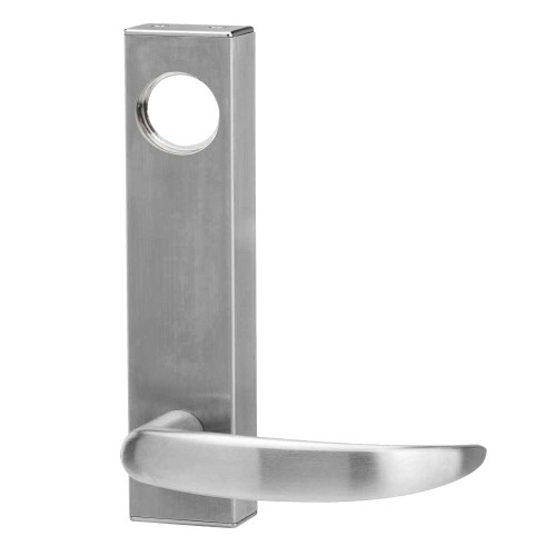 Adams Rite 3080-01-0-33-US32D Entry Trim 01 Curve Lever With Cylinder Hole Mortise Exit Devices Satin Stainless Steel 3080-01-0-33-US32D