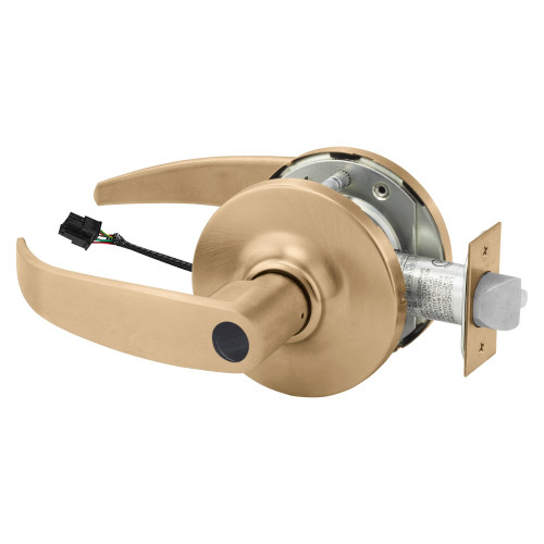 Sargent 25LC-10XG70 GP 10 Grade 1 Electrified Cylindrical Lock Fail Safe P Lever G Rose Less Cylinder Deadlatch 5 Backset Satin Bronze Finish Non-Handed