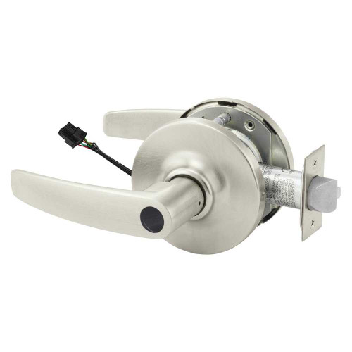 Sargent 23LC-10XG71 GB 15 Grade 1 Electrified Cylindrical Lock Fail Secure B Lever G Rose Less Cylinder Deadlatch 3-3/4 Backset Satin Nickel Plated Clear Coated Finish Non-Handed 23LC-10XG71 GB 15