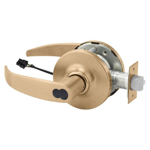 Sargent 25RXSF-10XG71 GP 10 Grade 1 Electrified Cylindrical Lock Fail Secure P Lever G Rose Schlage FSIC Prep Less Core Deadlatch 5 Backset Request to Exit Satin Bronze Finish Non-Handed