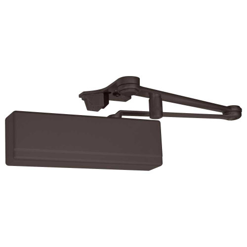 Sargent 351-CPSH TB EB Surface Door Closer Heavy Duty Hold Open Parallel Arm with Compression Stop Thru Bolts Sprayed Dark Bronze Enamel 351-CPSH TB EB