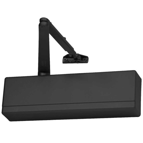 Sargent 351-PSH TB ED Surface Door Closer Heavy Duty Parallel Hold Open Arm with Positive Stop Thru Bolts Sprayed Black Enamel 351-PSH TB ED