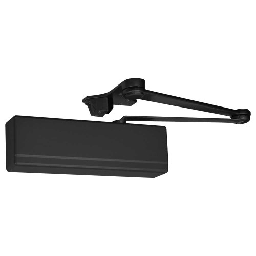 Sargent 351-CPS TB ED Surface Door Closer Heavy Duty Parallel Arm with Compression Stop Thru Bolts Sprayed Black Enamel 351-CPS TB ED