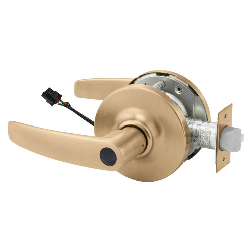 Sargent 23LC-10XG71 GB 10 Grade 1 Electrified Cylindrical Lock Fail Secure B Lever G Rose Less Cylinder Deadlatch 3-3/4 Backset Satin Bronze Finish Non-Handed