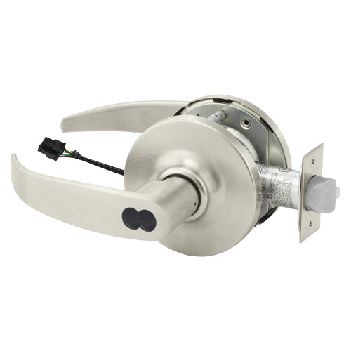 Sargent 2370RX-10XG71 GP 15 Grade 1 Electrified Cylindrical Lock Fail Secure P Lever G Rose SFIC Prep Disposable Core Deadlatch Request to Exit 3-3/4 Backset Satin Nickel Plated Clear Coated Finish Non-Handed