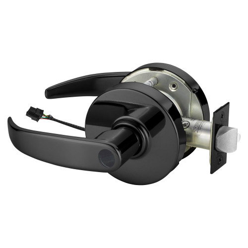 Sargent 23LCRX-10XG71 LP 20D Grade 1 Electrified Cylindrical Lock Fail Secure P Lever L Rose Less Cylinder Deadlatch Request to Exit 3-3/4 Backset Dark Oxidized Statuary Bronze Clear Coated Finish Non-Handed
