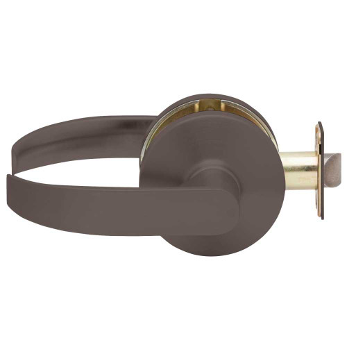 Falcon B101S Q 613 Grade 2 Cylindrical Lock Passage/Closet Function Non-Keyed Quantum Lever Standard Rose Dark Oxidized Satin Bronze Oil Rubbed Finish Non-handed B101S Q 613