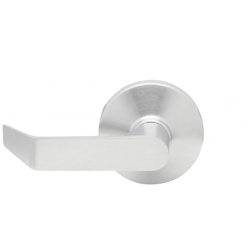 Falcon B12 D 626 Grade 2 Cylindrical Lock Dummy Trim Function Non-Keyed Dane Lever Standard Rose Satin Chrome Finish Non-handed B12 D 626