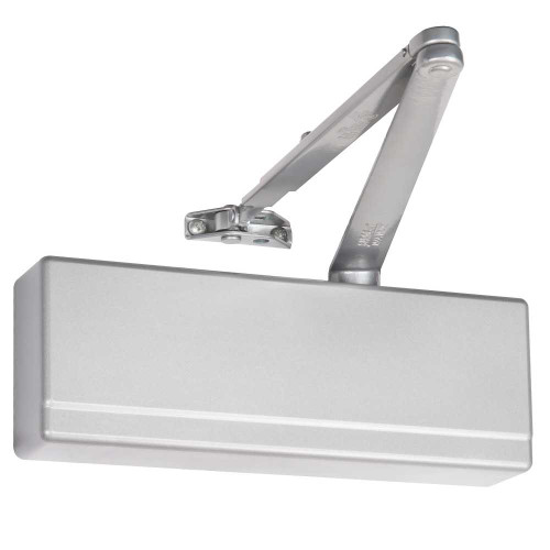 Sargent 281-PSH TB EN Surface Door Closer Heavy Duty Parallel Hold Open Arm with Positive Stop Thru Bolts Sprayed Aluminum Enamel 281-PSH TB EN