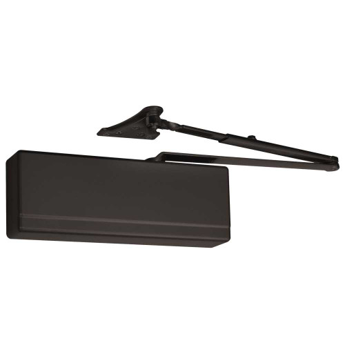 Sargent 281-UO TB EB Surface Door Closer Universal Standard Arm Thru Bolts Sprayed Dark Bronze Enamel 281-UO TB EB