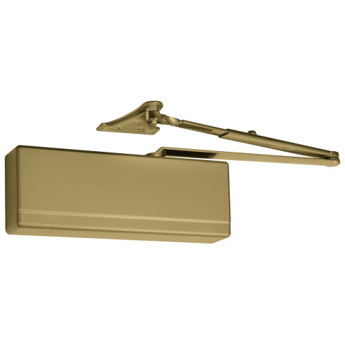 Sargent 281-UO TB EAB Surface Door Closer Universal Standard Arm Thru Bolts Sprayed Brass Enamel