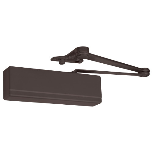 Sargent 281-PS TB EB Surface Door Closer Heavy Duty Parallel Arm with Positive Stop Thru Bolts Sprayed Dark Bronze Enamel