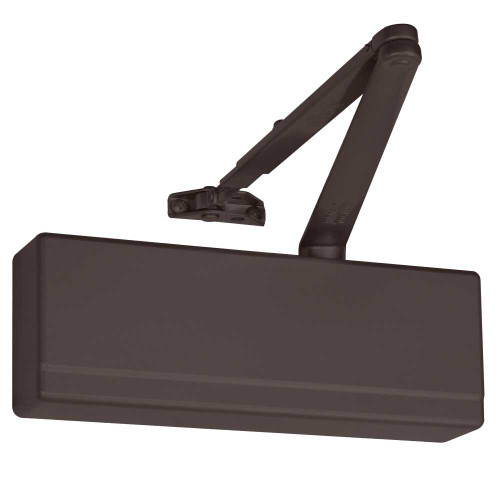Sargent 281-PSH TB EB Surface Door Closer Heavy Duty Parallel Hold Open Arm with Positive Stop Thru Bolts Sprayed Dark Bronze Enamel 281-PSH TB EB