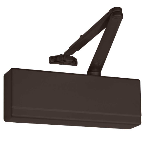 Sargent 281-O DA TB EB Surface Door Closer Standard Arm Delayed Action Thru Bolts Sprayed Dark Bronze Enamel 281-O DA TB EB