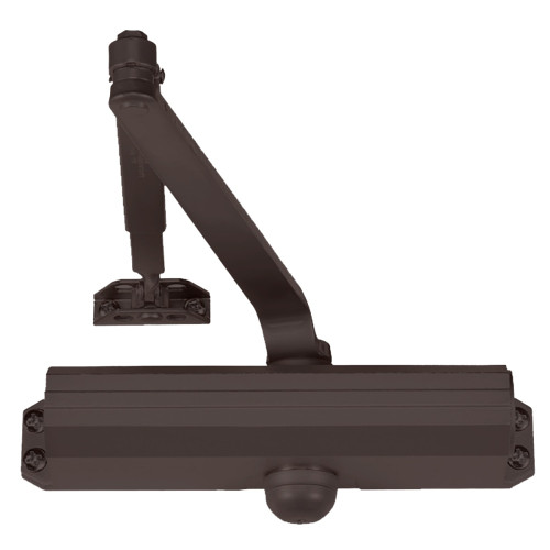 Sargent 1131-RU EB Surface Door Closer Regular Parallel Top Jamb Mount Adjustable Size 1-4 Dark Bronze