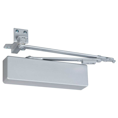 Norton UNI7500H 33-41 689 Grade 1 Parallel Arm Screw Hold Open Door Closer Push Side Unitrol Arm Size 1 to 6 For 33 to 41 Doors Plastic Cover Aluminum Painted Finish Non-Handed UNI7500H 33-41 689