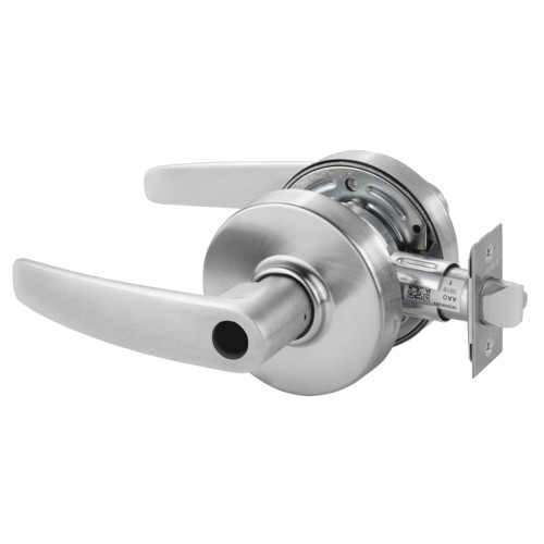 Sargent 28LC-7G05 LB 26D Grade 2 Entrance/Office Cylindrical Lock B Lever Conventional Less Cylinder Satin Chrome Finish Non-handed