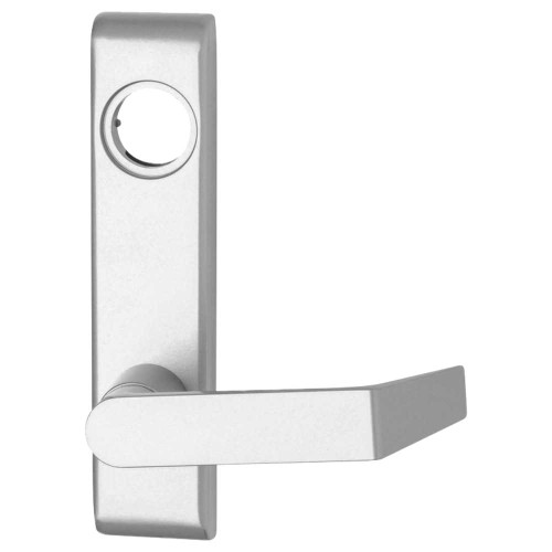Falcon 912L-NL SP28 DANE RHR 19 Series Night Latch Lever Trim Dane Lever Design Right Hand Reverse Aluminum Painted 912L-NL SP28 DANE RHR