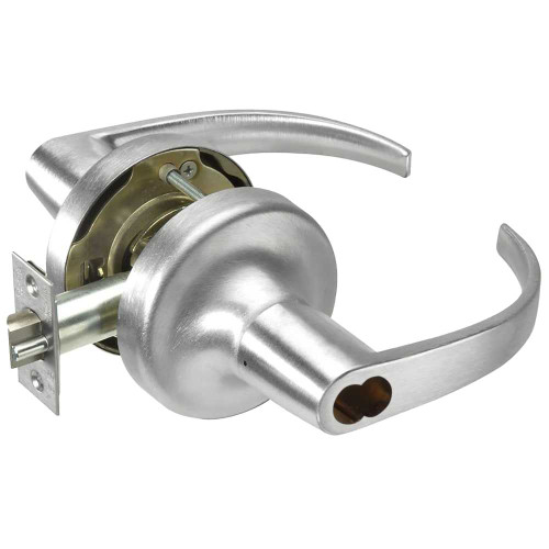 Yale PB5305LN ICLC 626 Grade 2 Storeroom/Closet Cylindrical Lock Pacific Beach Lever LFIC 6-Pin Less Core Satin Chrome Finish Non-handed PB5305LN ICLC 626