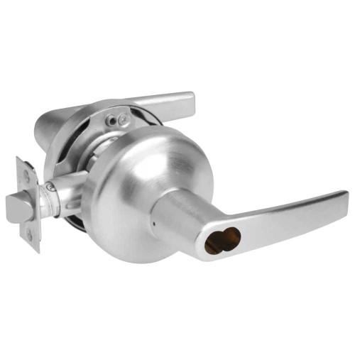 Yale MO5304LN ICLC 626 Grade 2 Entry Cylindrical Lock Monroe Lever LFIC 6-Pin Less Core Satin Chrome Finish Non-handed MO5304LN ICLC 626