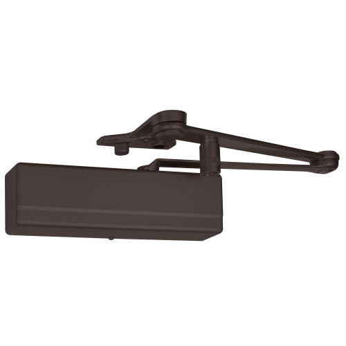 Sargent 1431-PSH TB EB Surface Door Closer Heavy Duty Parallel Hold Open Arm with Positive Stop Thru Bolts Sprayed Dark Bronze Enamel 1431-PSH TB EB