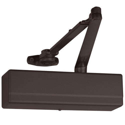 Sargent 1431-H TB EB Surface Door Closer Hold Open Arm Thru Bolts Sprayed Dark Bronze Enamel