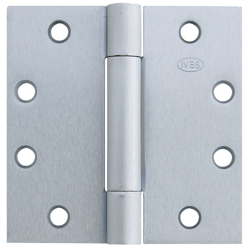 IVES 3CB1HW 4.5X4.5 630 3-Knuckle Concealed Bearing Hinge Heavy Weight 4-1/2 x 4-1/2 Satin Stainless Steel Finish