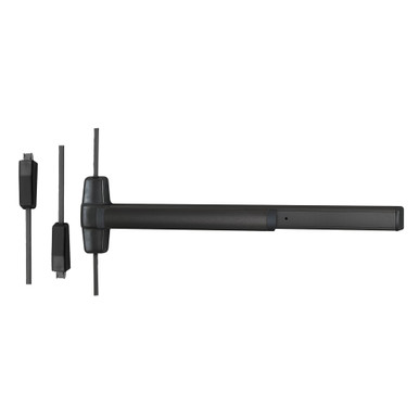 Von Duprin EL9827L-KC-02 4 315 LHR Grade 1 Surface Vertical Rod Exit ...