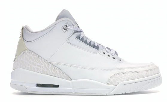 Jordan 3 Pure White 