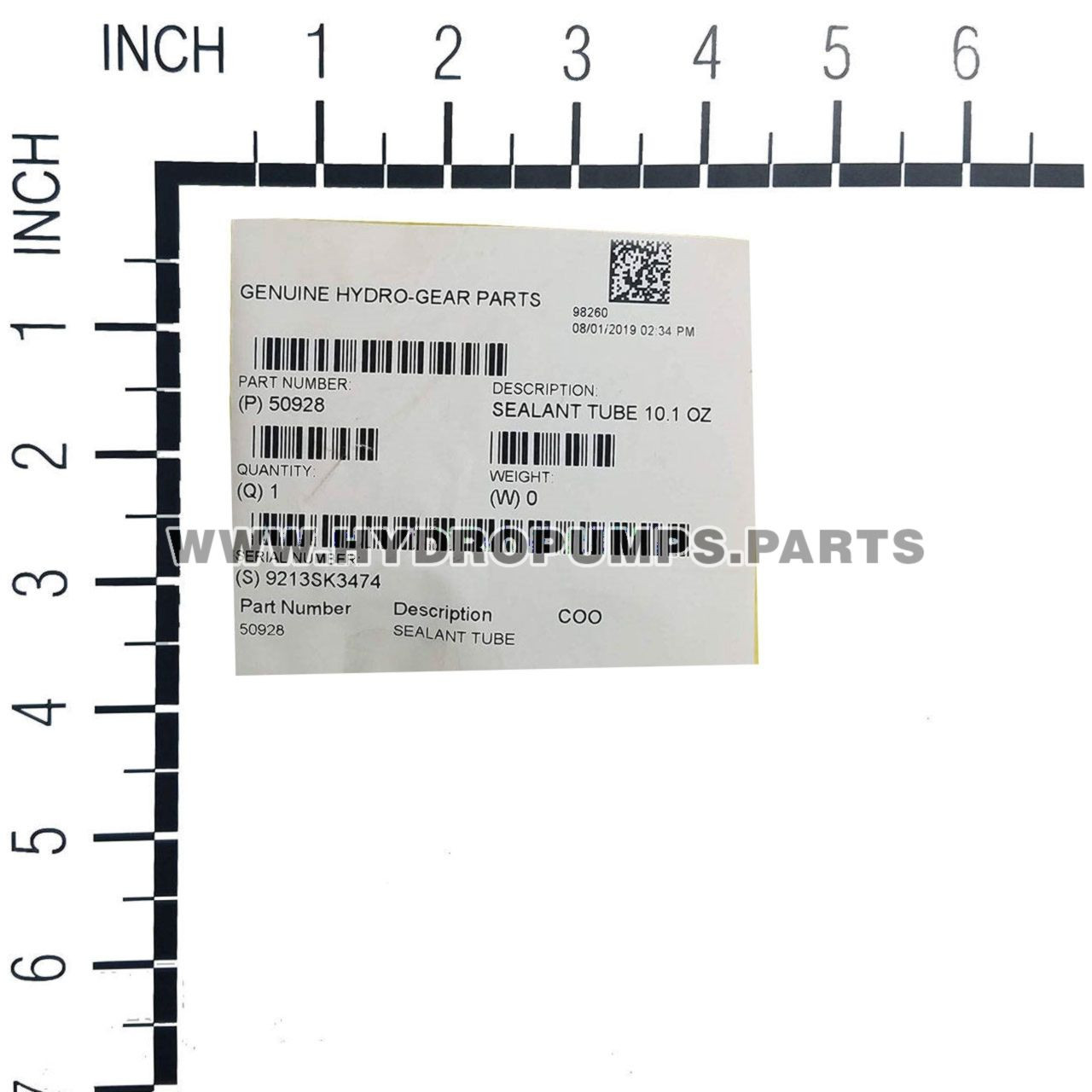 HYDRO GEAR 50928 Sealant Tube - Genuine part