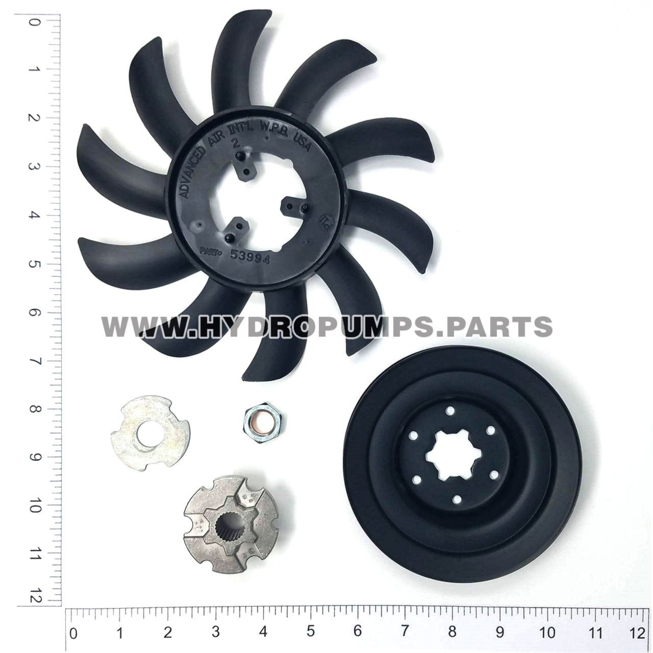 HYDRO GEAR 72134 Kit Fan/Pulley - Genuine part
