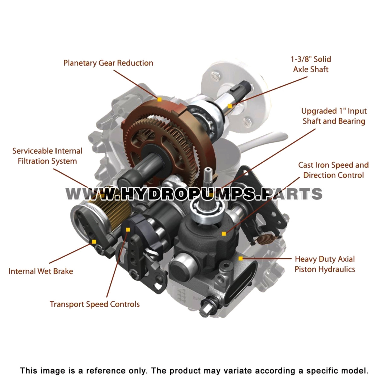 Hydro Gear 1015-1024L-A - Zt 5400 Transaxle 1015-1024L - Original 