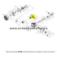 Parts lookup Hydro Gear 51436 PR Swash Plate OEM diagram