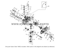 Parts lookup Hydro Gear 70853 Seal Kit OEM diagra,