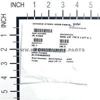 Hydro Gear 51066 - Seal Lip .750 X 1.577 X .250 - Image 6