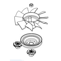 Hydro Gear Kit Fan/Pulley 72977 - Image 1