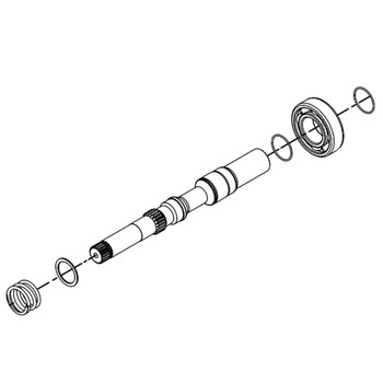 70754 Kit Pump Shaft 7/8 Keyed HydroGear Genuine OEM Part