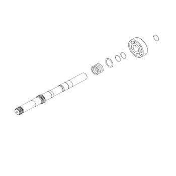 71020 KitSecond Shaft AaPad Pump HydroGear Genuine OEM Part