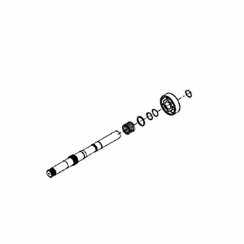 71019 Shaft 17Mm Keyed Tapered Kit HydroGear Genuine OEM Part