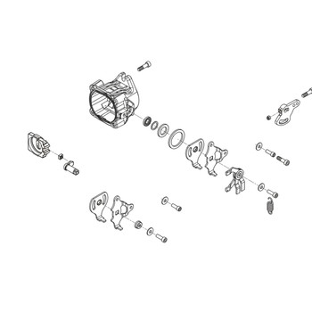 71755 Kit Housing Clockwise Return Clockwise Scissor Slotted HydroGear Genuine OEM Part