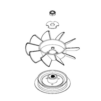 Hydro Gear Kit Fan-Pulley 70998 - Image 1