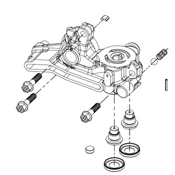 72772 Kit Center Section Left Hand Charge HydroGear Genuine OEM Part